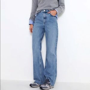 Zara Hi-Rise Wide Leg Jeans